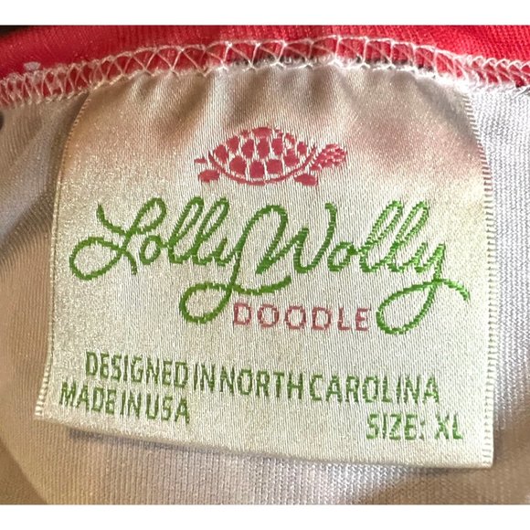 Lolly Wolly Doodle Shirt Womens Size XL Elephant Tunic - Picture 5 of 16